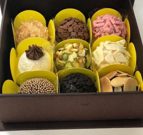 Caixa personalizada de brigadeiros